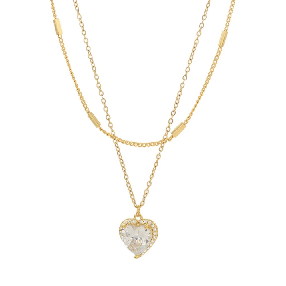 Layered Heart Necklace